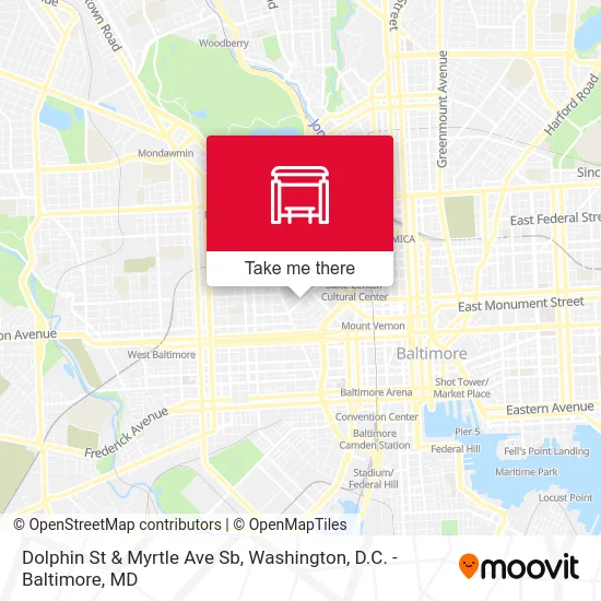 Dolphin St & Myrtle Ave Sb map