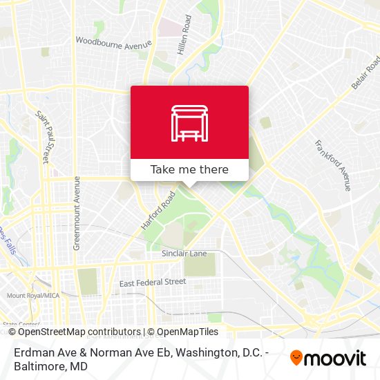 Erdman Ave & Norman Ave Eb map