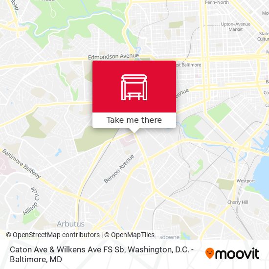 Mapa de Caton Ave & Wilkens Ave FS Sb