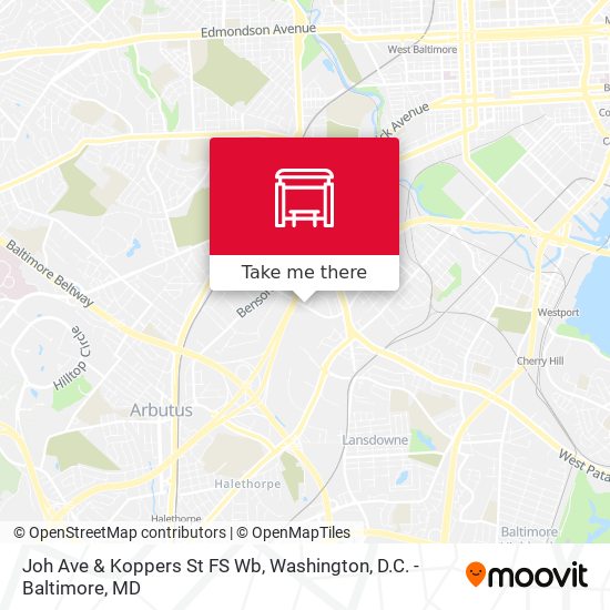 Joh Ave & Koppers St FS Wb map