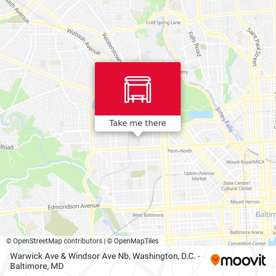 Mapa de Warwick Ave & Windsor Ave Nb