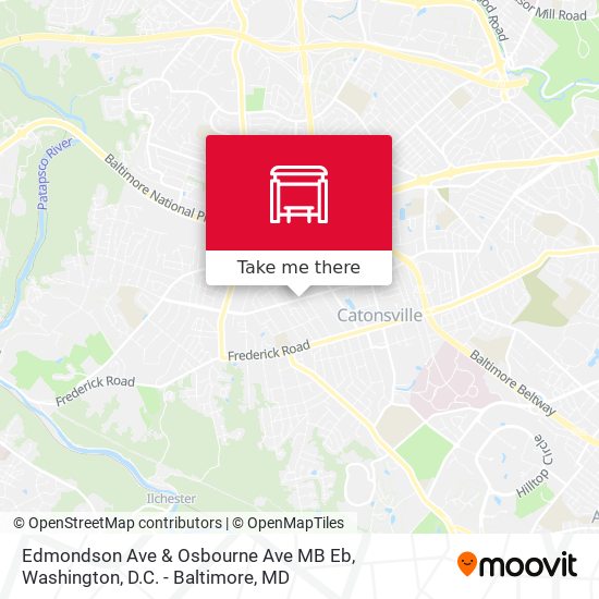 Mapa de Edmondson Ave & Osbourne Ave MB Eb