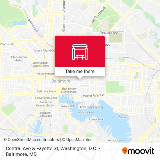 Central Ave & Fayette St map