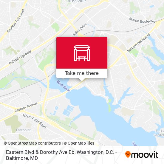 Eastern Blvd & Dorothy Ave Eb map