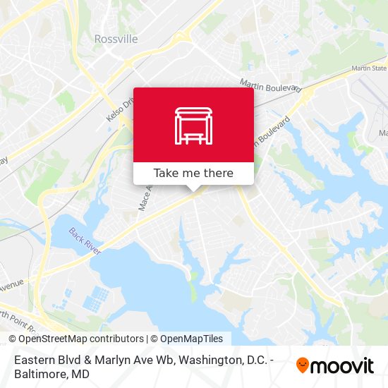 Mapa de Eastern Blvd & Marlyn Ave Wb