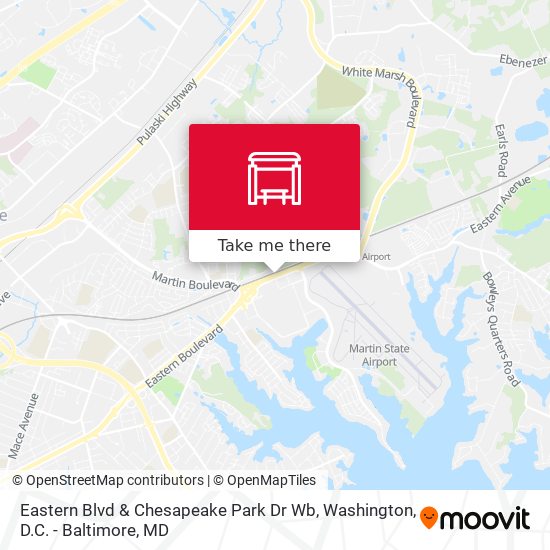 Mapa de Eastern Blvd & Chesapeake Park Dr Wb