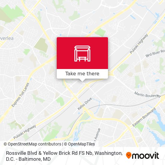 Rossville Blvd & Yellow Brick Rd FS Nb map