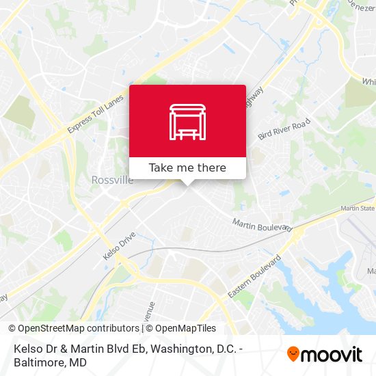 Kelso Dr & Martin Blvd Eb map