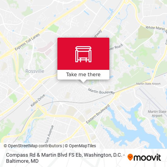 Compass Rd & Martin Blvd FS Eb map
