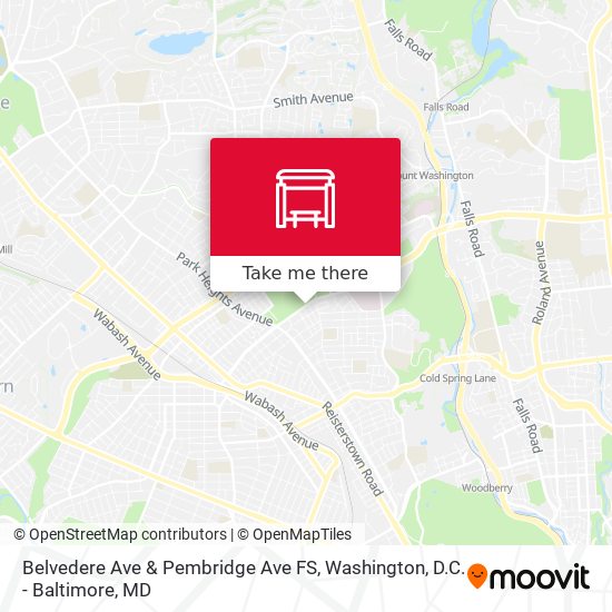 Belvedere Ave & Pembridge Ave FS map
