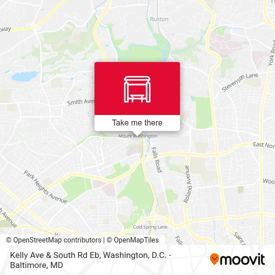 Kelly Ave & South Rd Eb map