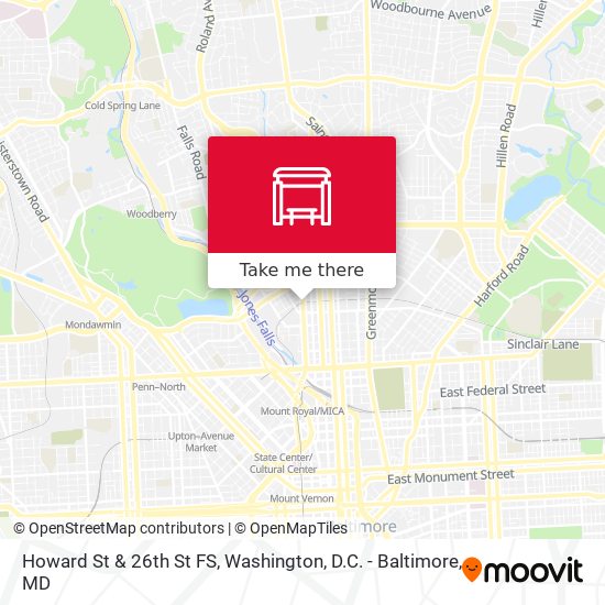 Howard St & 26th St FS map