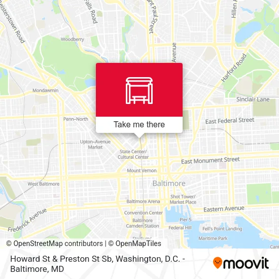 Mapa de Howard St & Preston St Sb