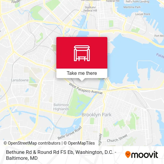 Bethune Rd & Round Rd FS Eb map
