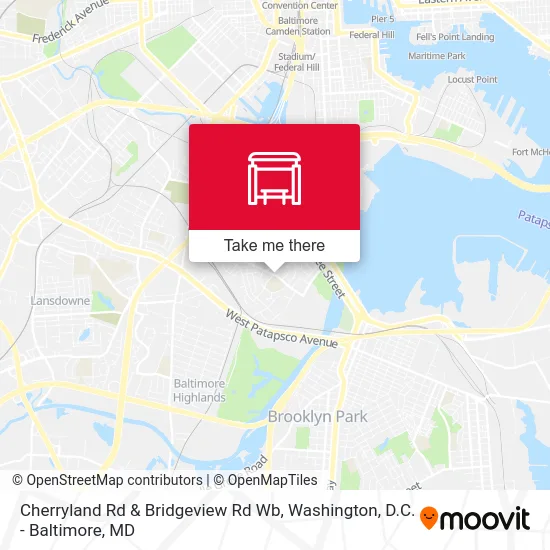 Cherryland Rd & Bridgeview Rd Wb map