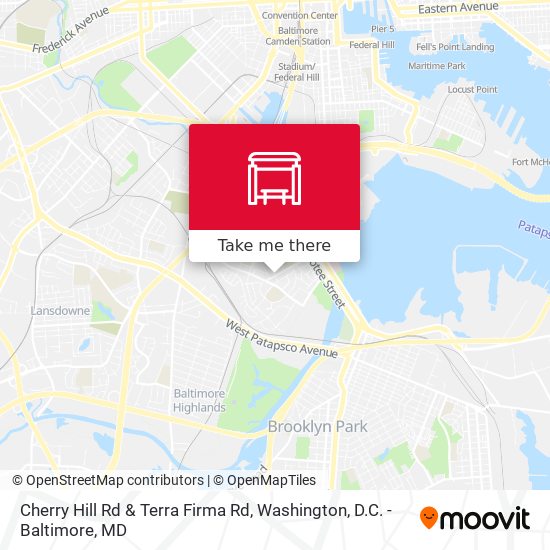 Mapa de Cherry Hill Rd & Terra Firma Rd