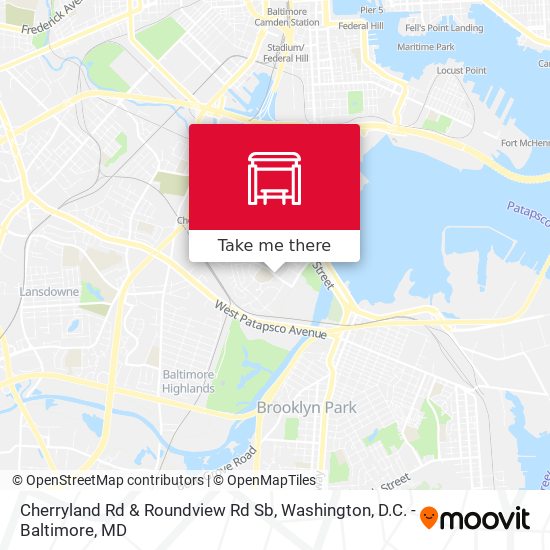 Cherryland Rd & Roundview Rd Sb map