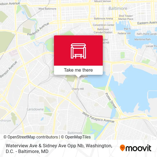 Waterview Ave & Sidney Ave Opp Nb map