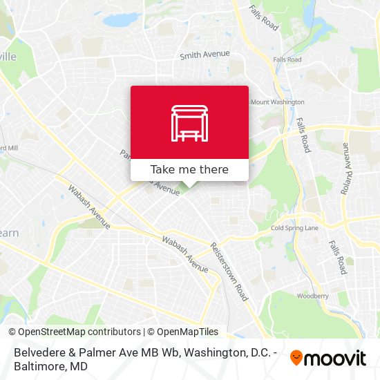 Belvedere & Palmer Ave MB Wb map