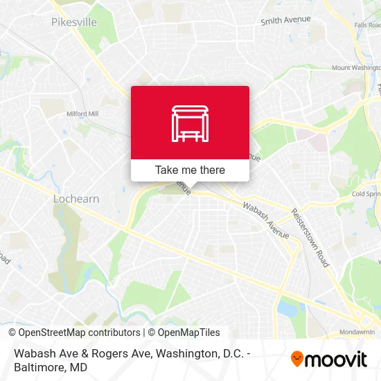 Wabash Ave & Rogers Ave map