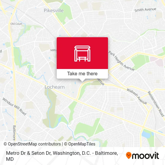 Mapa de Metro Dr & Seton Dr