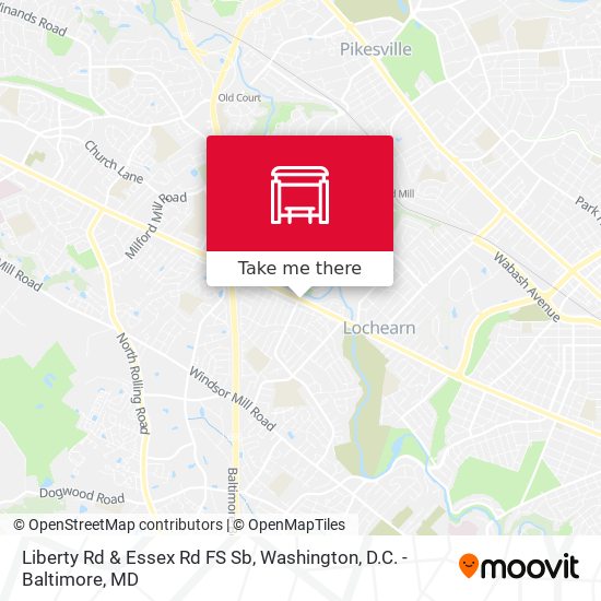 Mapa de Liberty Rd & Essex Rd FS Sb