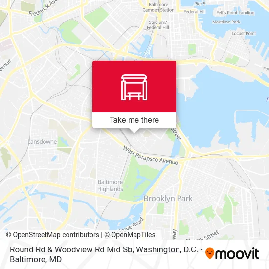 Round Rd & Woodview Rd Mid Sb map