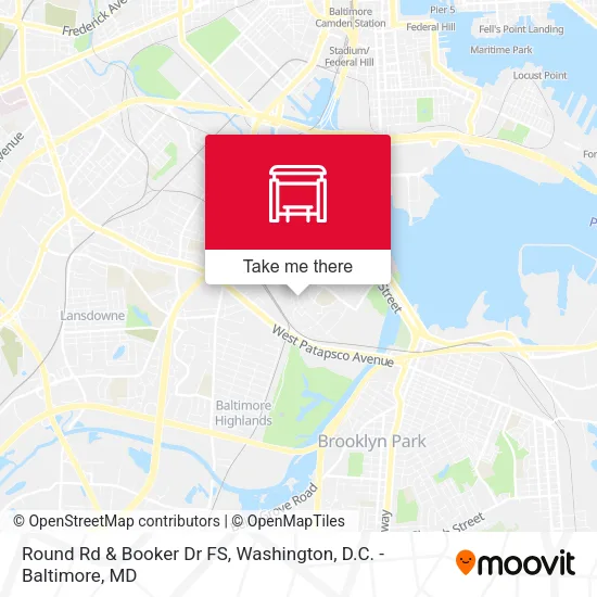 Round Rd & Booker Dr FS map