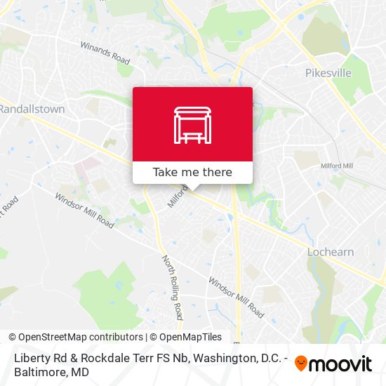 Mapa de Liberty Rd & Rockdale Terr FS Nb