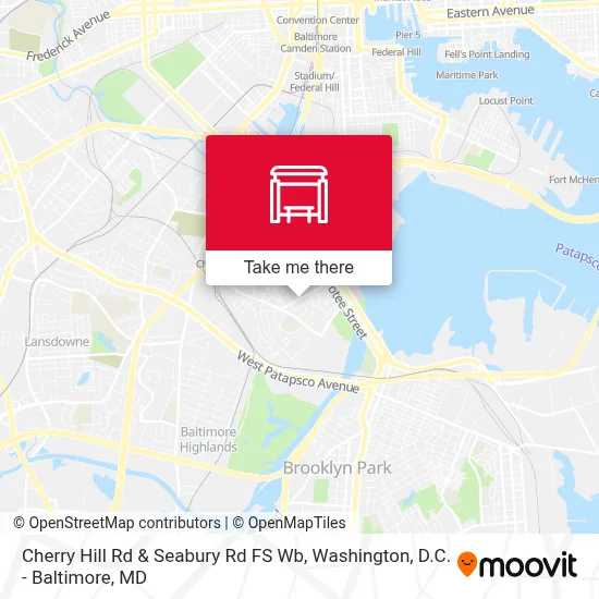 Cherry Hill Rd & Seabury Rd FS Wb map