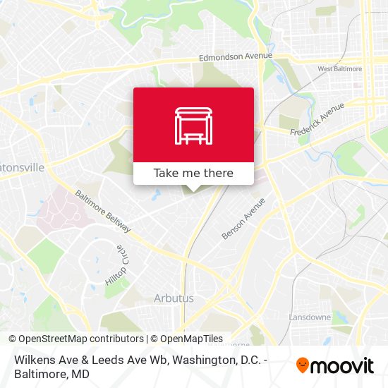 Mapa de Wilkens Ave & Leeds Ave Wb