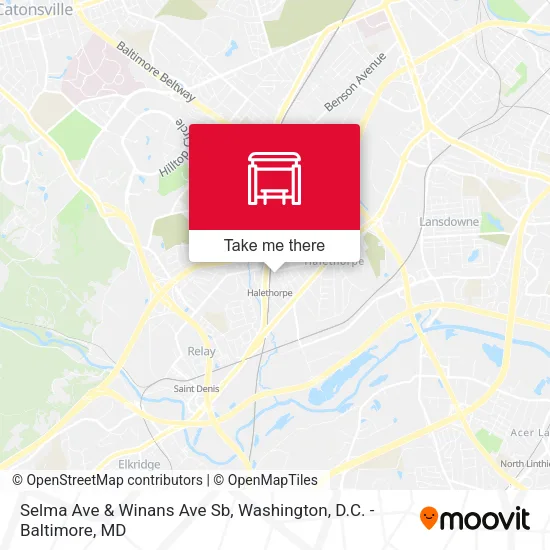 Mapa de Selma Ave & Winans Ave Sb