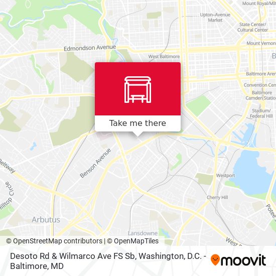 Mapa de Desoto Rd & Wilmarco Ave FS Sb