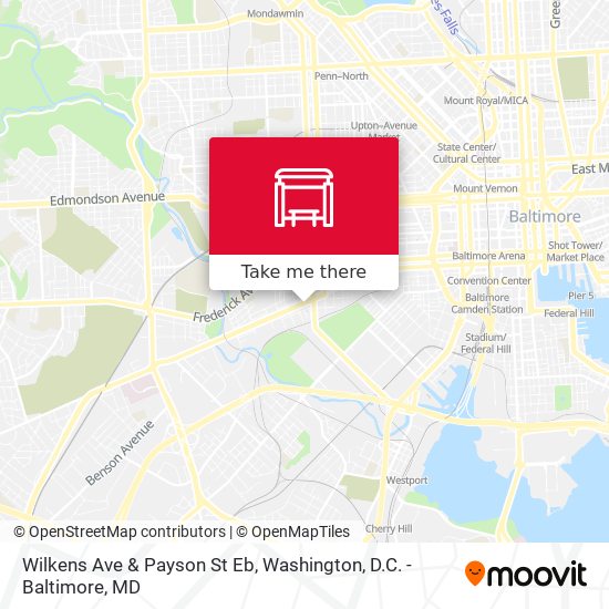 Mapa de Wilkens Ave & Payson St Eb