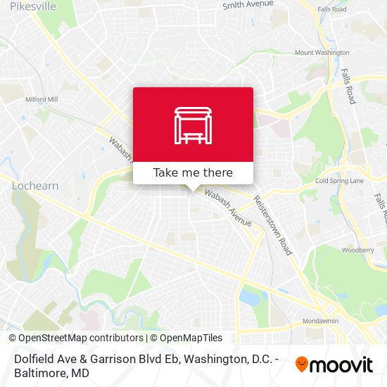 Mapa de Dolfield Ave & Garrison Blvd Eb