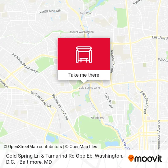 Mapa de Cold Spring Ln & Tamarind Rd Opp Eb