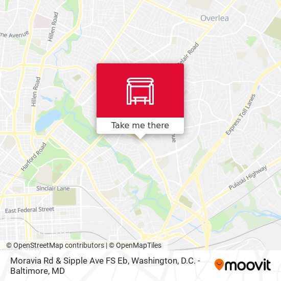 Mapa de Moravia Rd & Sipple Ave FS Eb