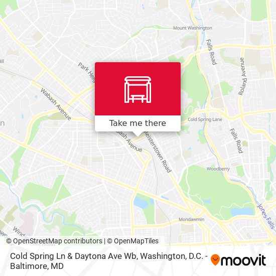 Mapa de Cold Spring Ln & Daytona Ave Wb