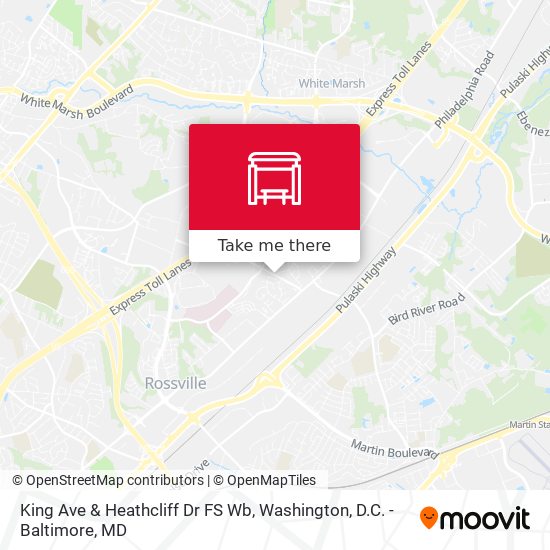 Mapa de King Ave & Heathcliff Dr FS Wb