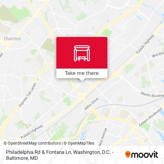 Philadelphia Rd & Fontana Ln map