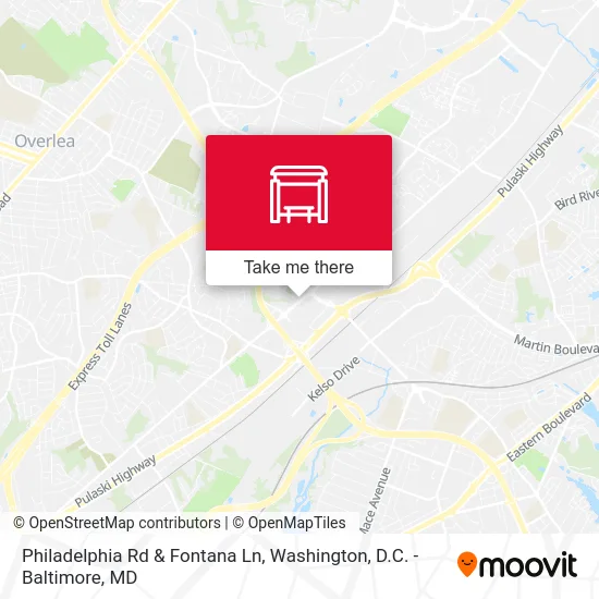 Philadelphia Rd & Fontana Ln map