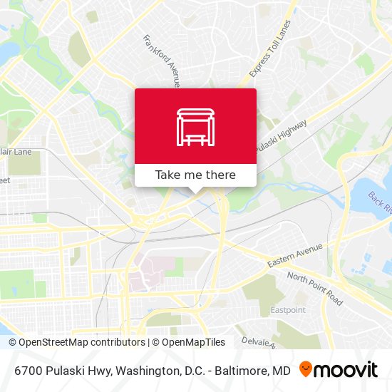 6700 Pulaski Hwy map