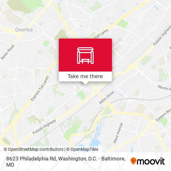 8623 Philadelphia Rd map