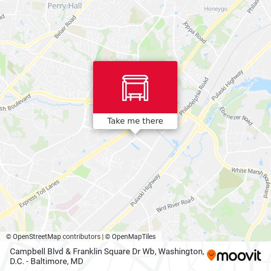 Mapa de Campbell Blvd & Franklin Square Dr Wb