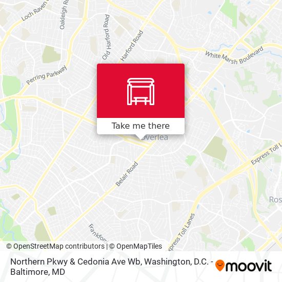 Mapa de Northern Pkwy & Cedonia Ave Wb