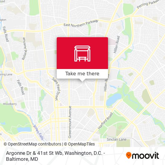 Mapa de Argonne Dr & 41st St Wb