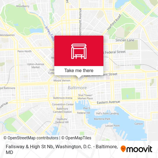 Fallsway & High St Nb map