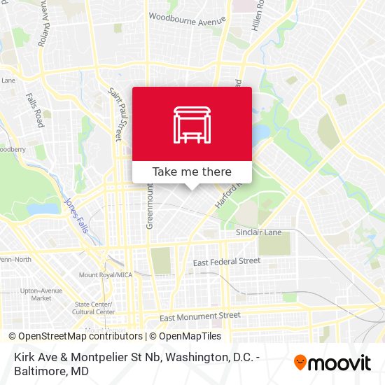 Mapa de Kirk Ave & Montpelier St Nb