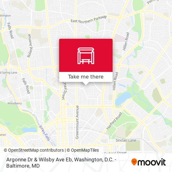 Argonne Dr & Wilsby Ave Eb map