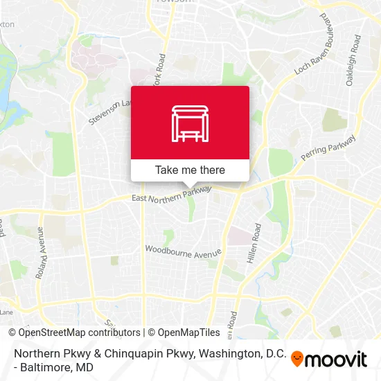 Northern Pkwy & Chinquapin Pkwy map